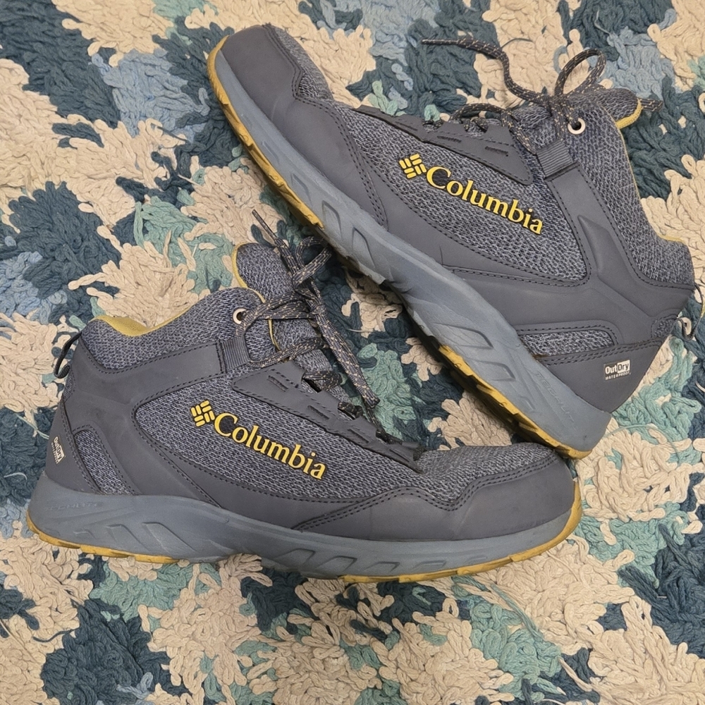 Columbia Blue Mid Hiking Boot Size 10